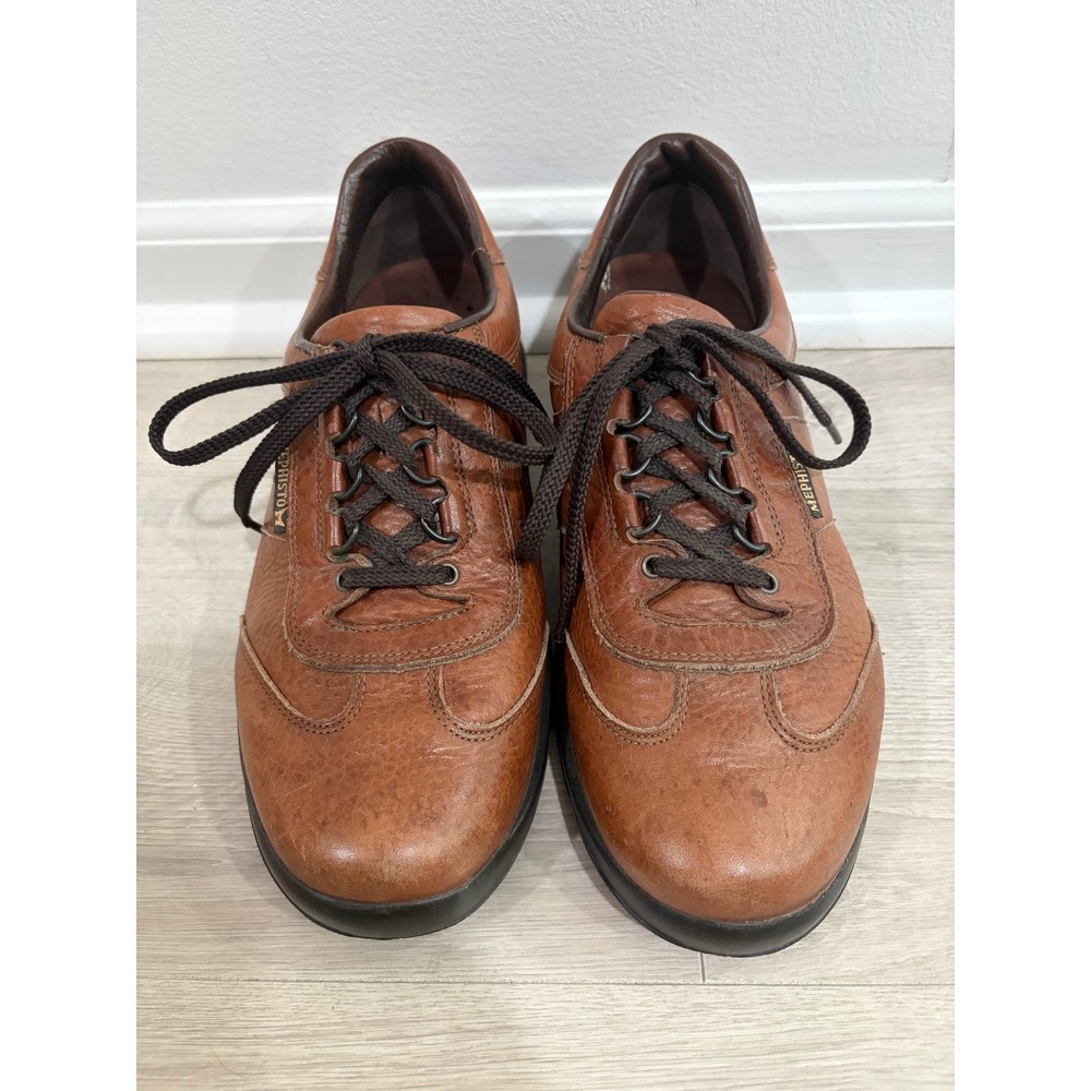 Mephisto Runoff Air-Jet System Brown Pebbled Leather Walking Shoes Mens 9 US